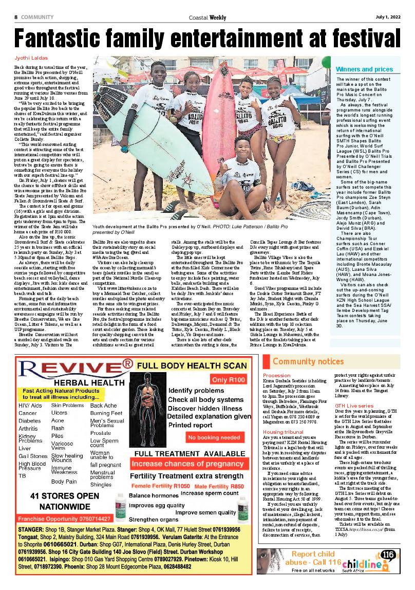 Coastal Weekly 1 July 2022 page 8