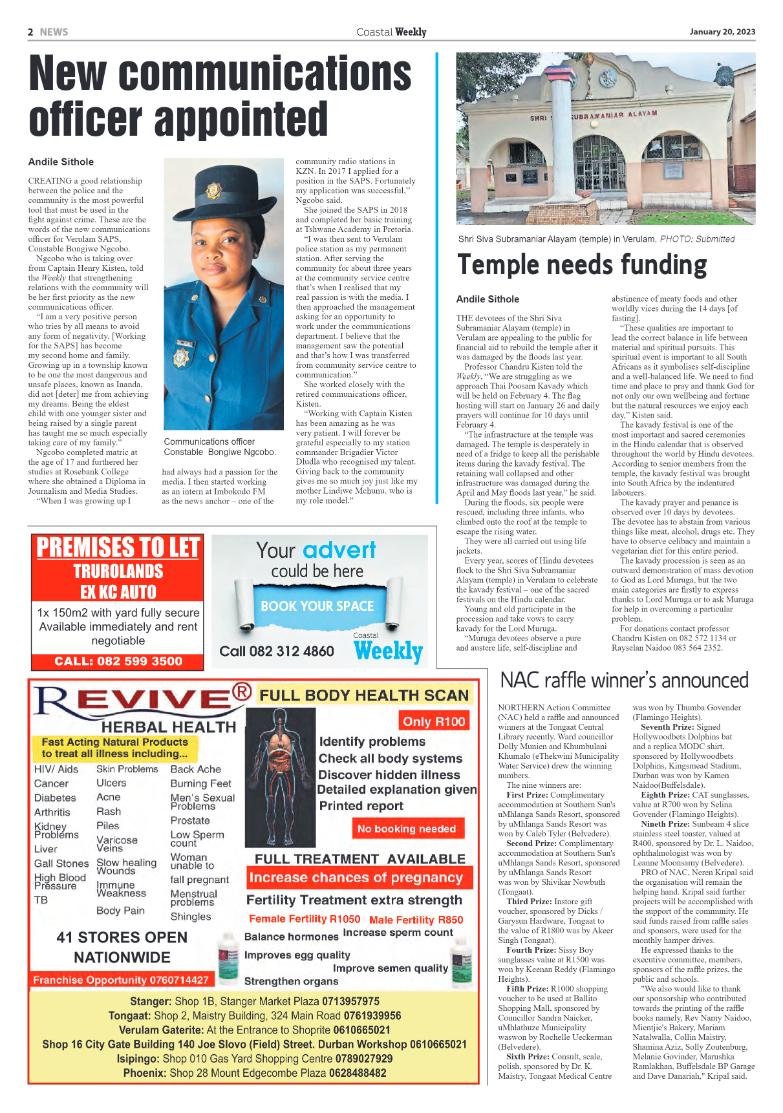 Coastal Weekly 20 January 2023 page 2