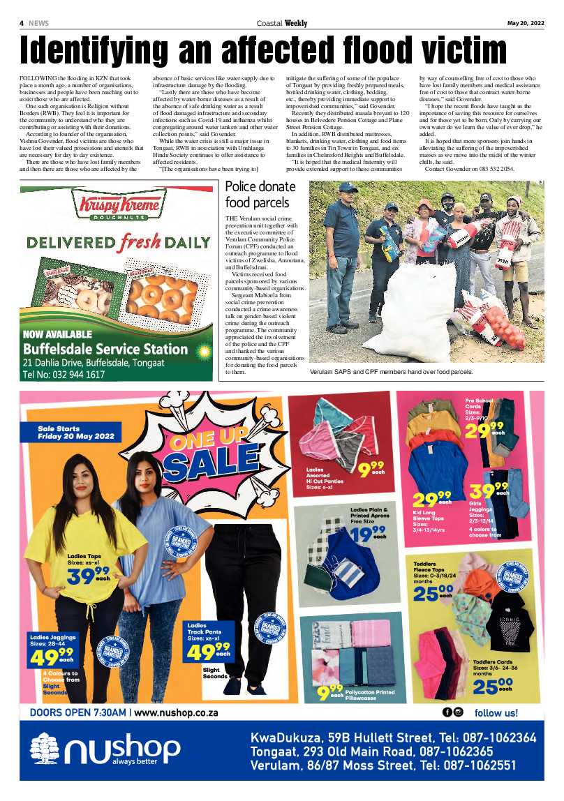 Coastal Weekly 20 May 2022 page 4