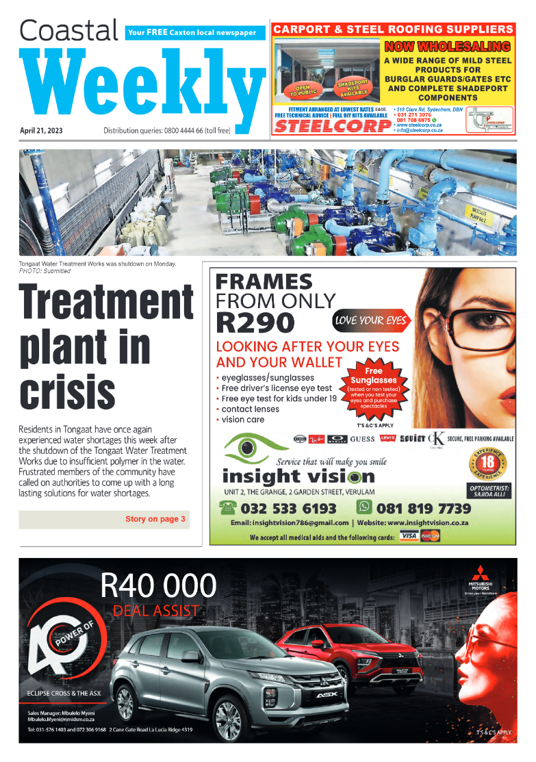 Coastal Weekly 21 April 2023 page 1