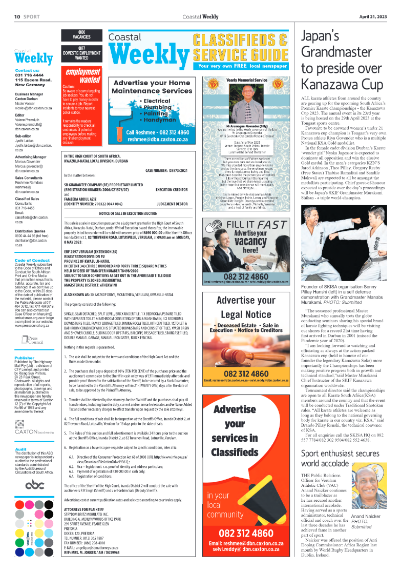 Coastal Weekly 21 April 2023 page 10