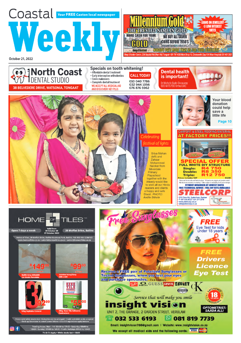 Coastal Weekly 21 October 2022 page 1