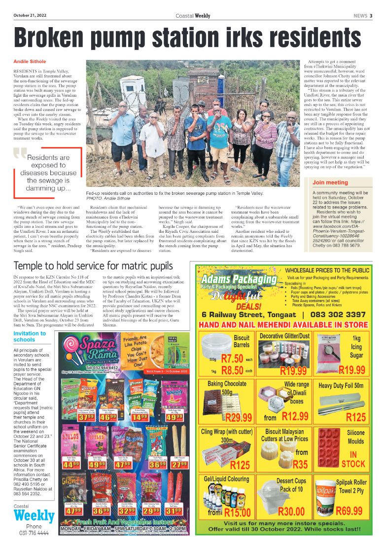 Coastal Weekly 21 October 2022 page 3