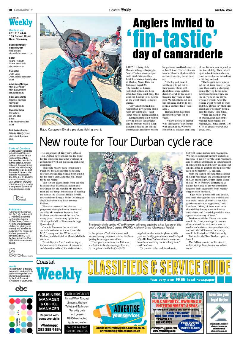 Coastal Weekly 22 April 2022 page 10