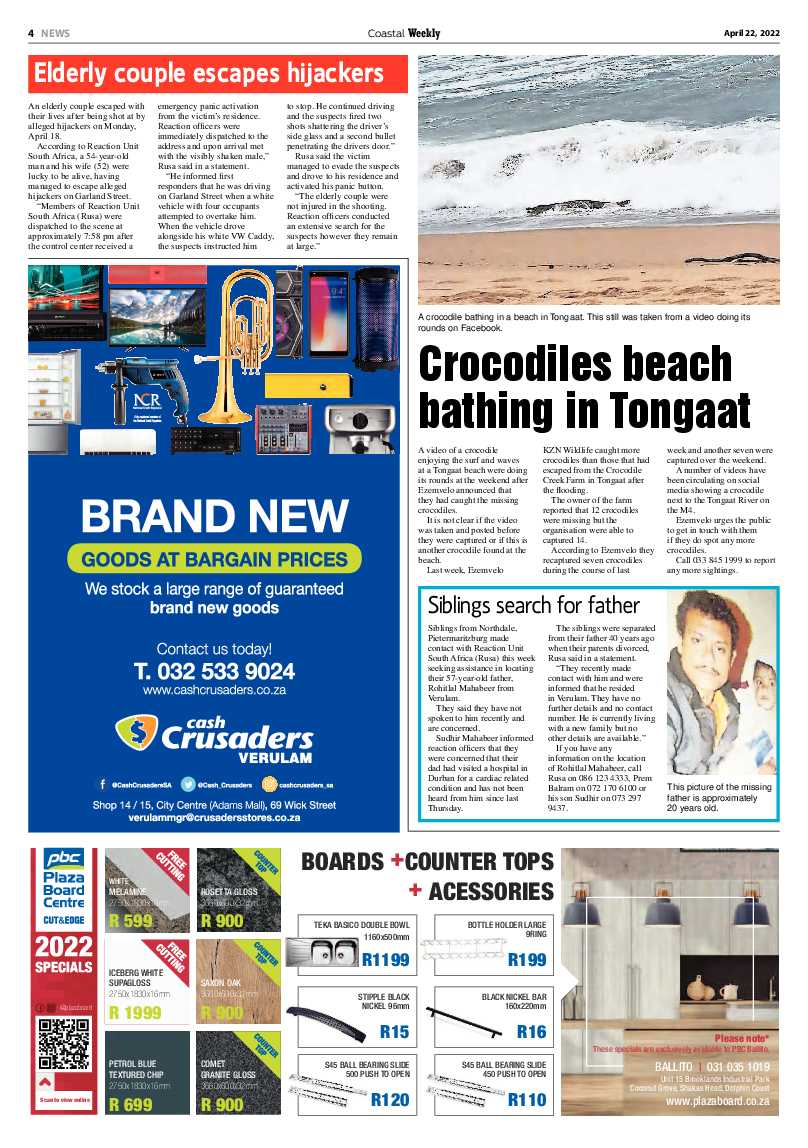 Coastal Weekly 22 April 2022 page 4