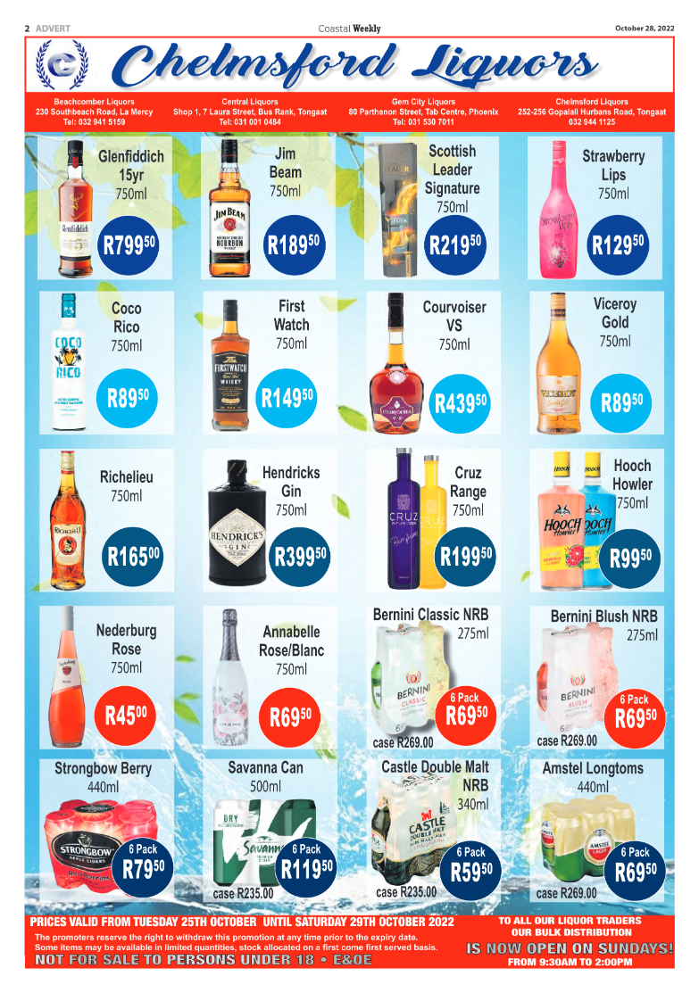 Coastal Weekly 28 October 2022 page 2