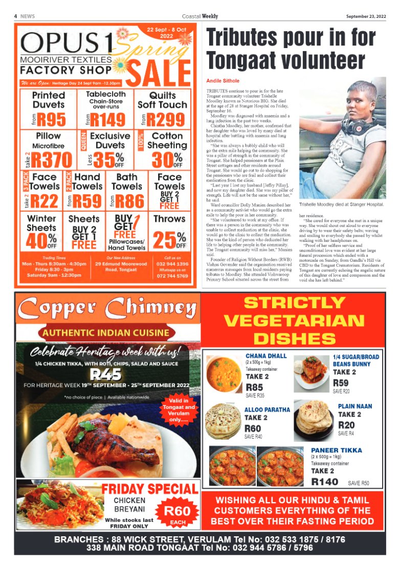 Coastal Weekly 23 September 2022 page 4
