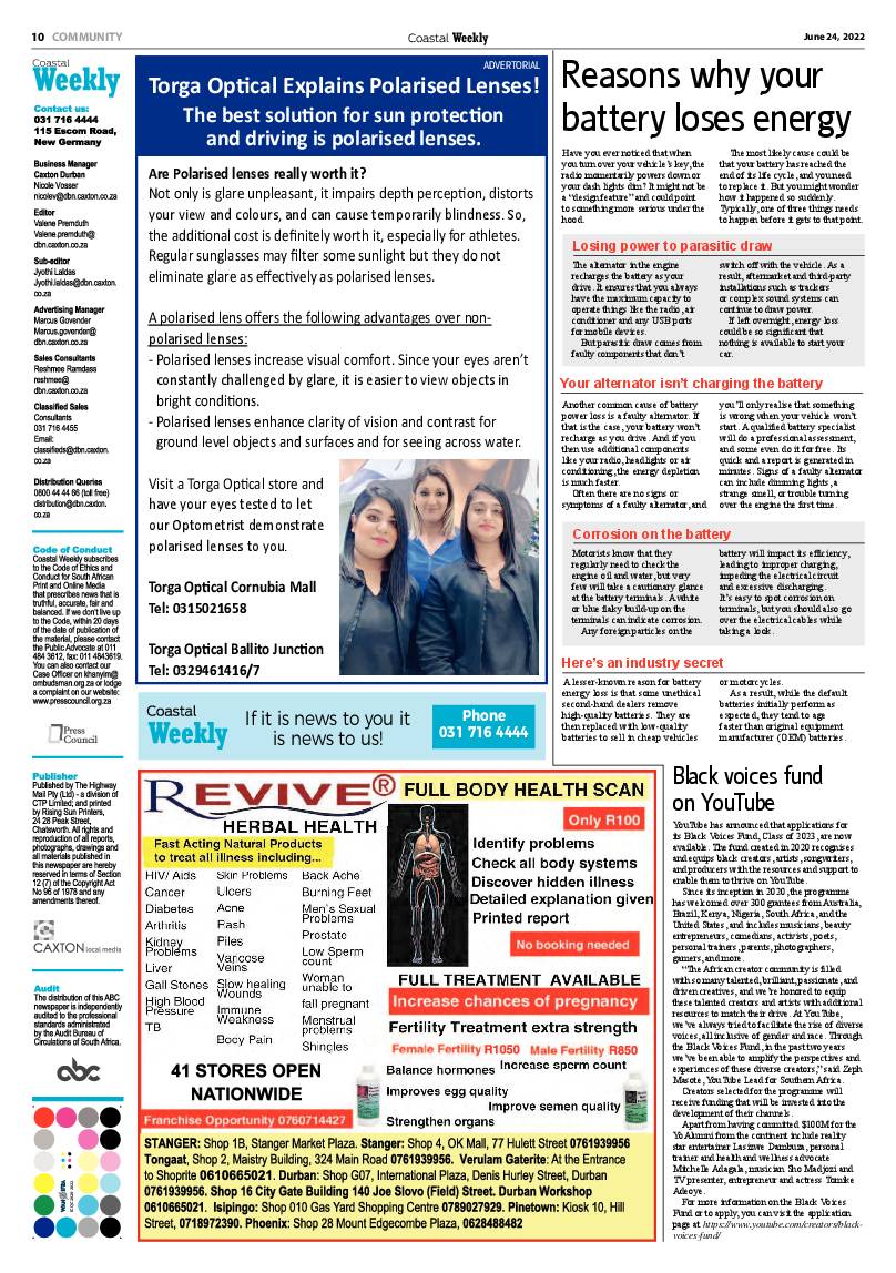 Coastal Weekly 24 June 2022 page 10