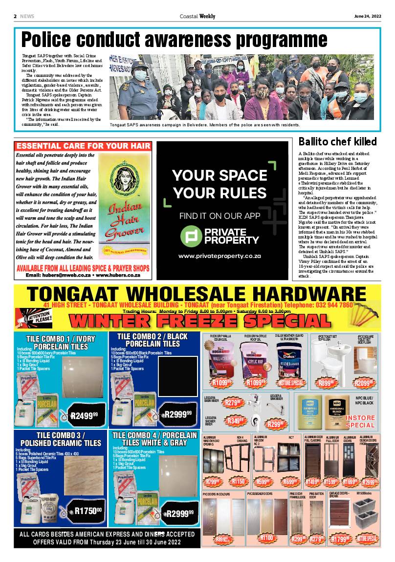 Coastal Weekly 24 June 2022 page 2
