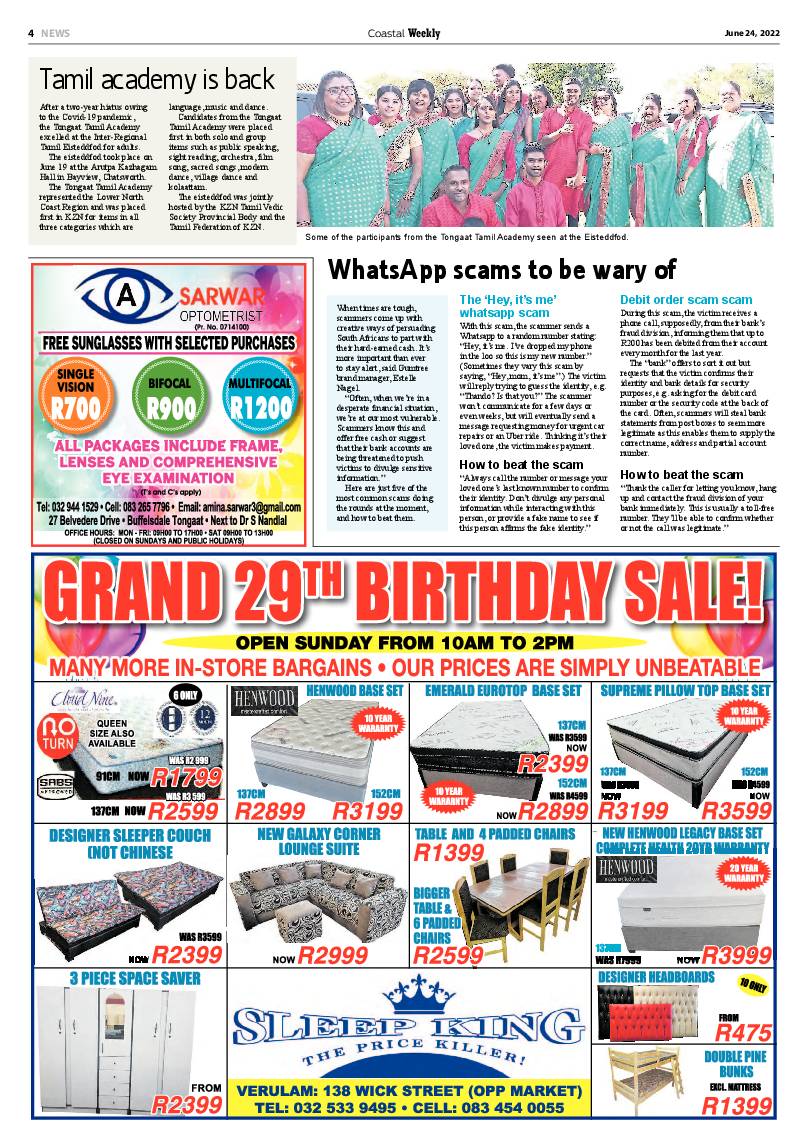 Coastal Weekly 24 June 2022 page 4
