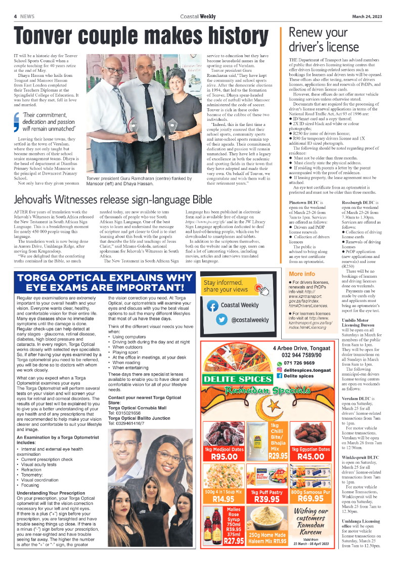 Coastal Weekly 24 March 2023 page 4