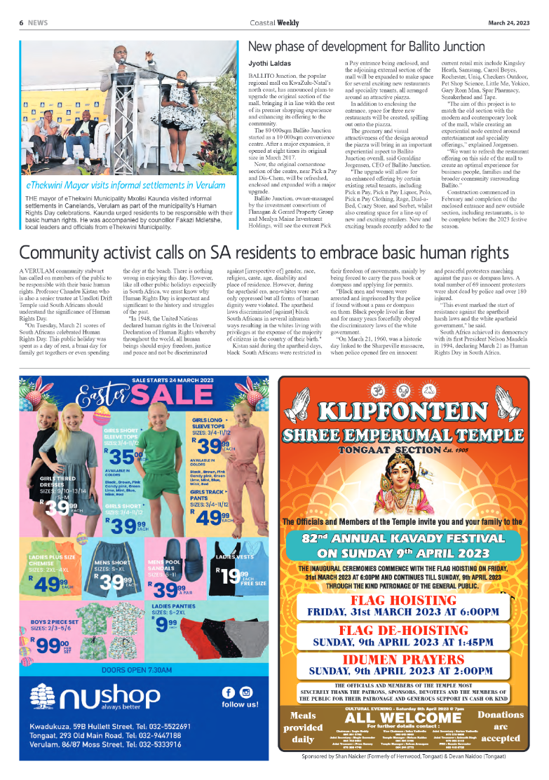 Coastal Weekly 24 March 2023 page 6