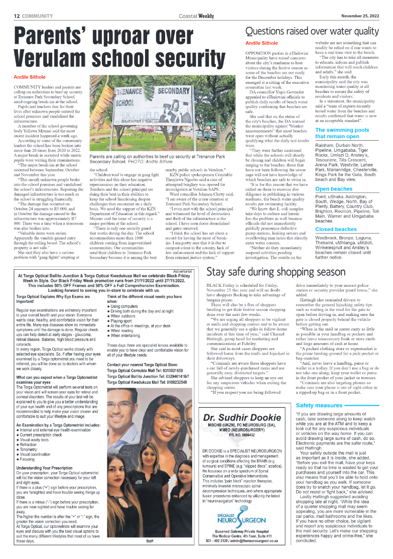Coastal Weekly 25 November 2022 page 14