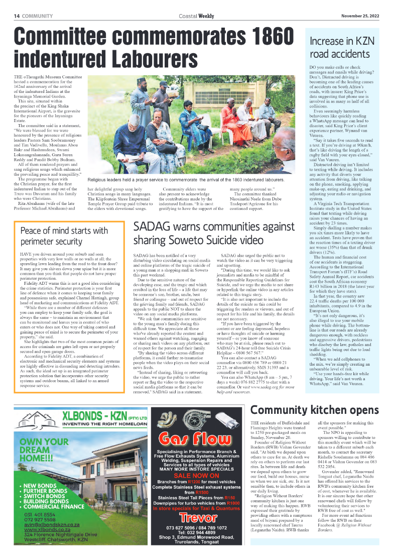 Coastal Weekly 25 November 2022 page 16