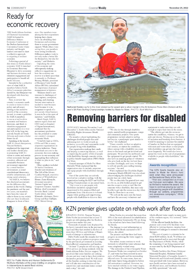 Coastal Weekly 25 November 2022 page 18