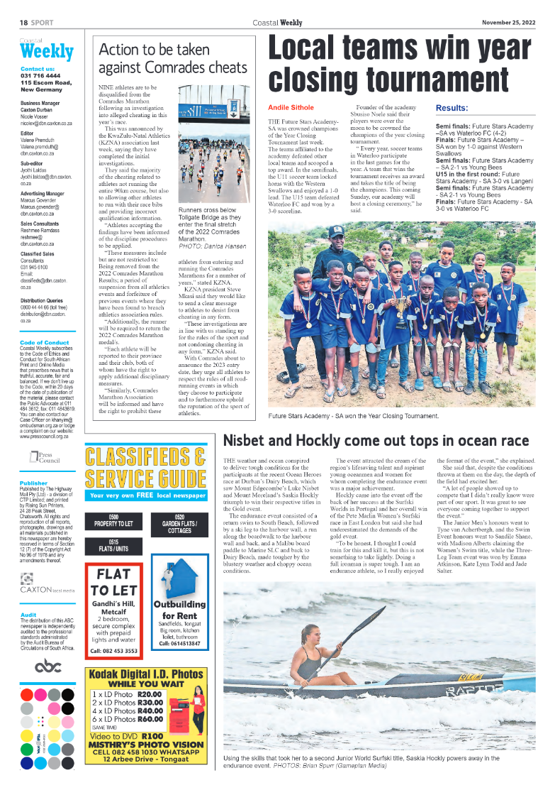 Coastal Weekly 25 November 2022 page 20