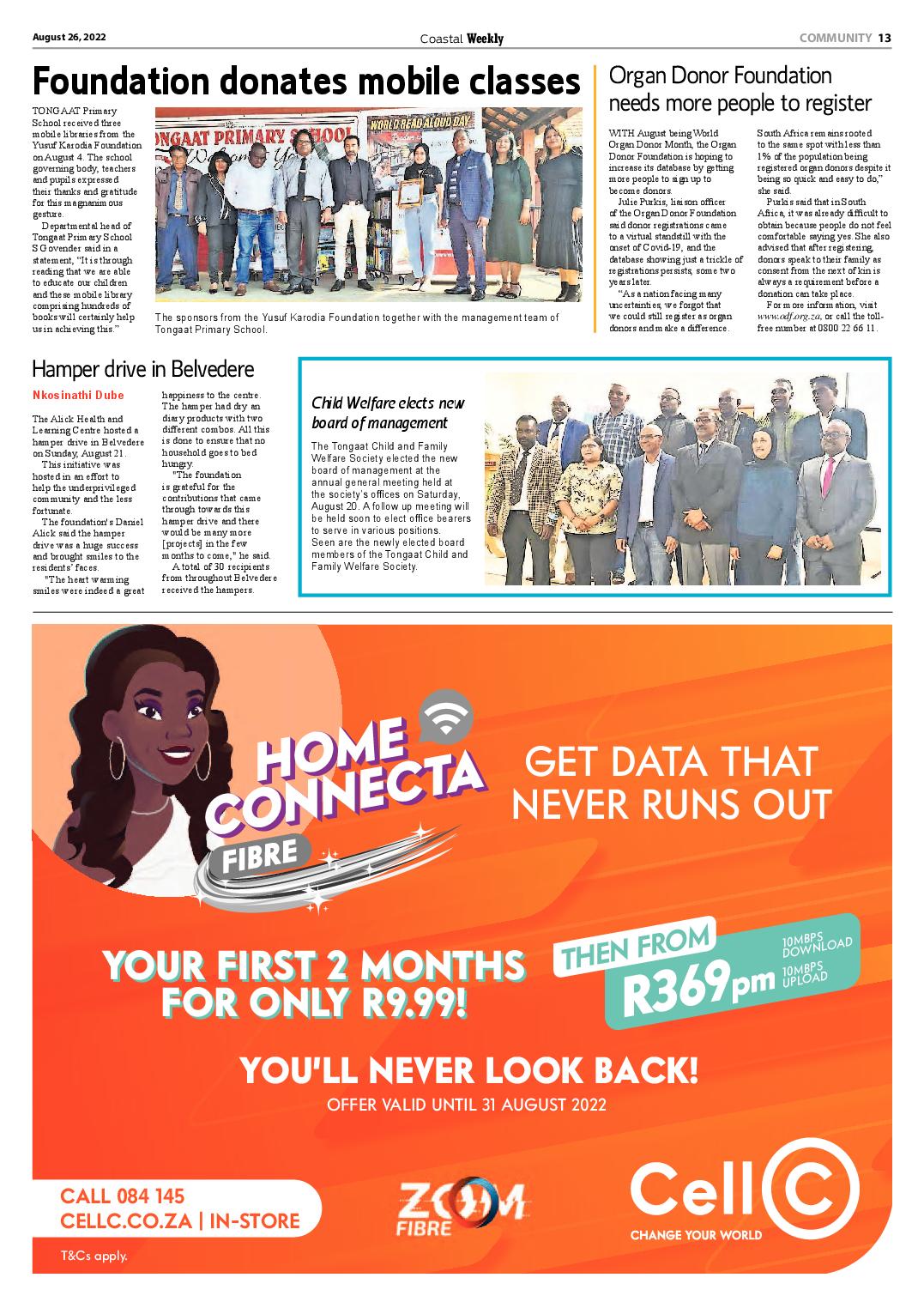 Coastal Weekly 26 August 2022 page 13