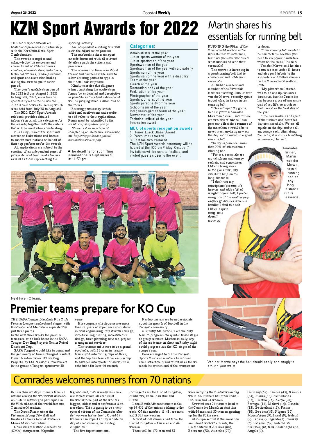 Coastal Weekly 26 August 2022 page 15