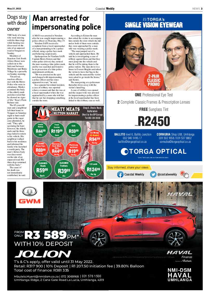 Coastal Weekly 27 May 2022 page 5