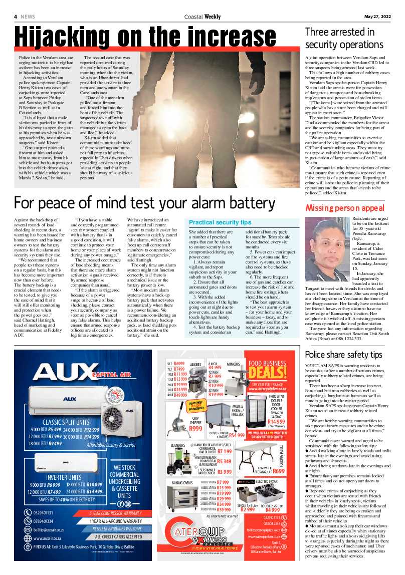 Coastal Weekly 27 May 2022 page 6