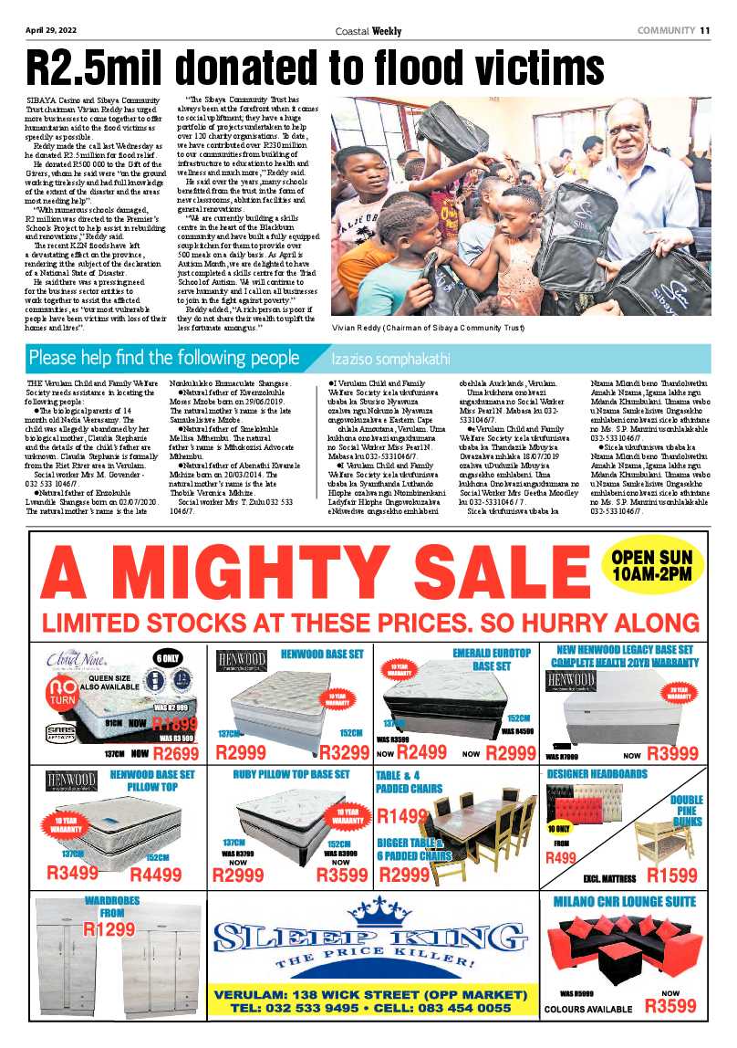 Coastal Weekly 29 April 2022 page 13