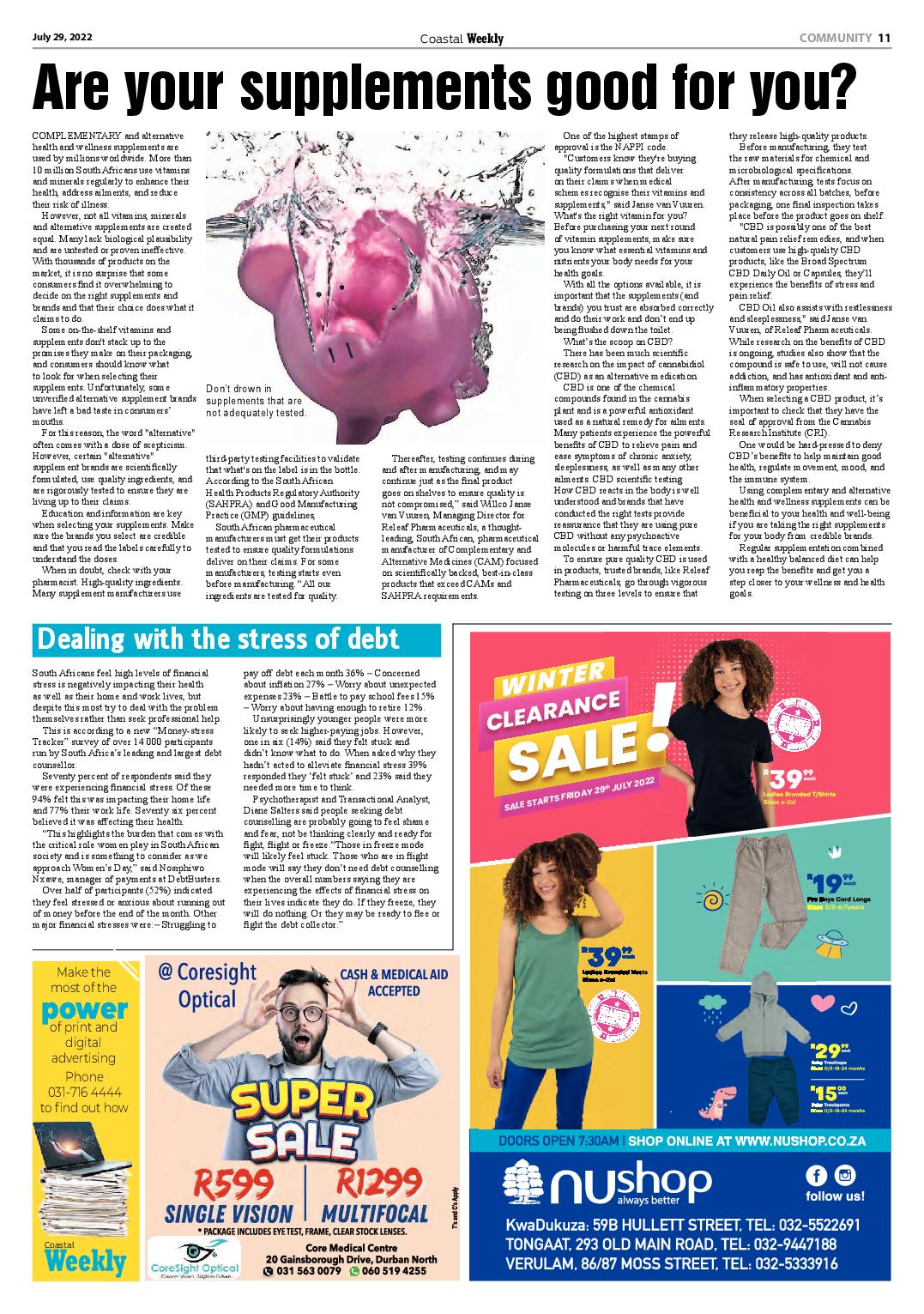 Coastal Weekly 29 July 2022 page 11