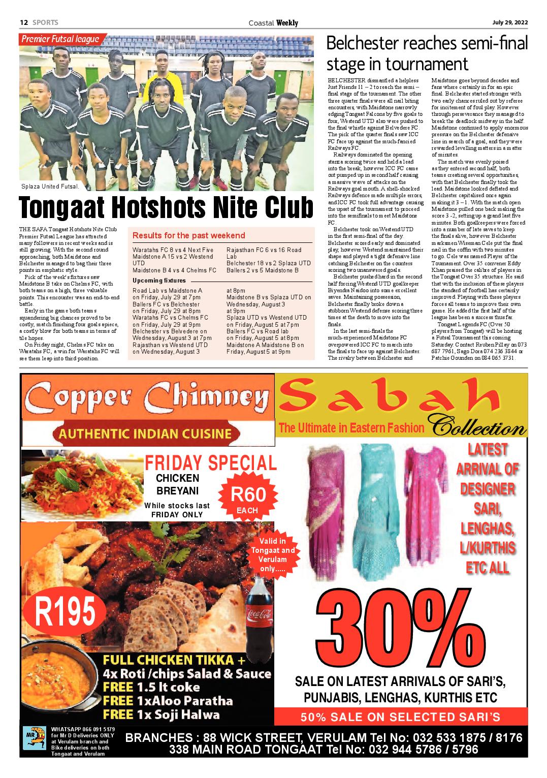 Coastal Weekly 29 July 2022 page 12