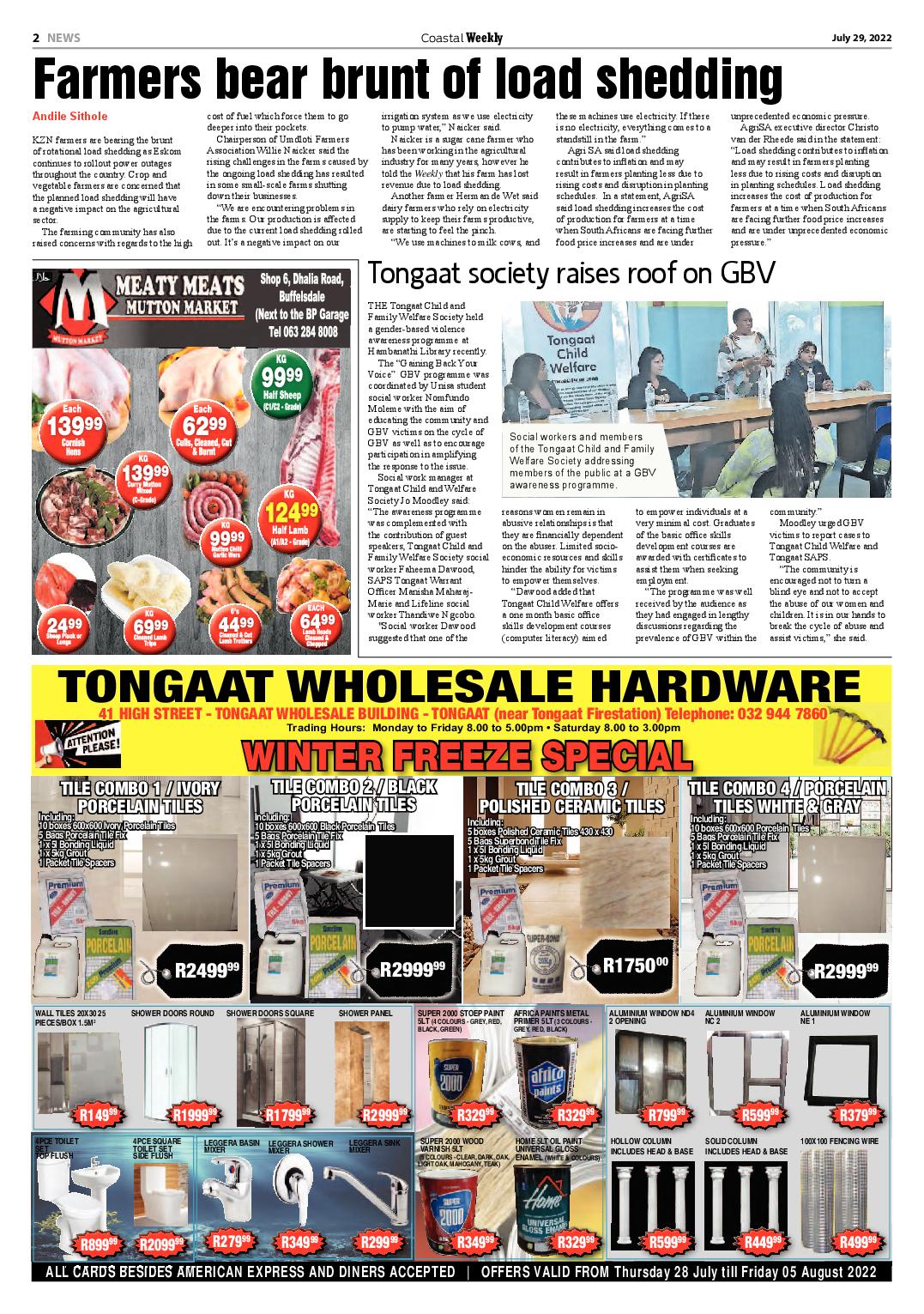 Coastal Weekly 29 July 2022 page 2