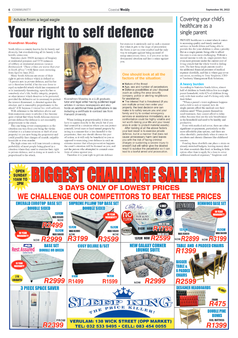 Coastal Weekly 30 September 2022 page 6