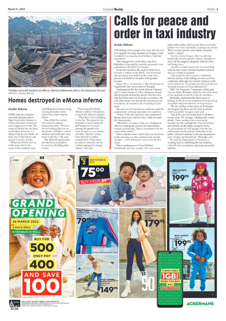 Coastal Weekly 31 March 2023 page 3