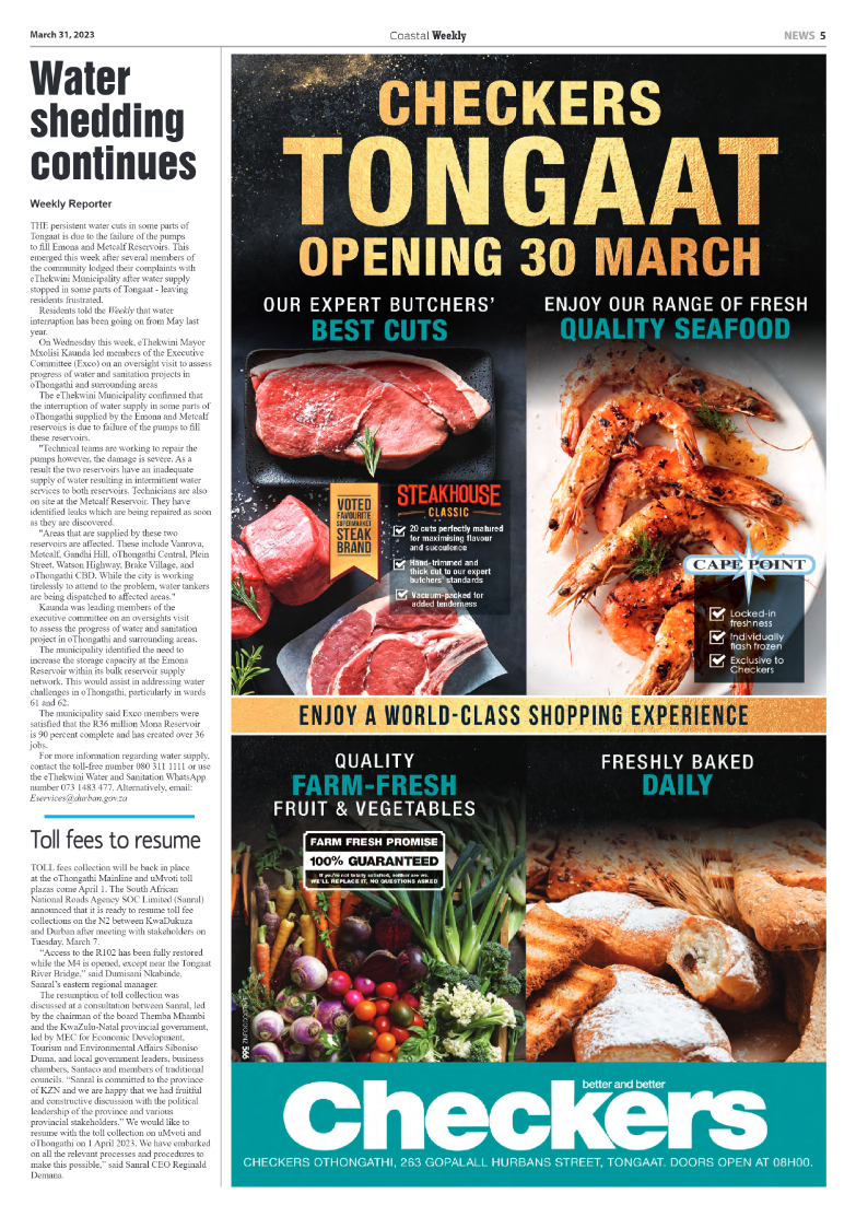 Coastal Weekly 31 March 2023 page 5