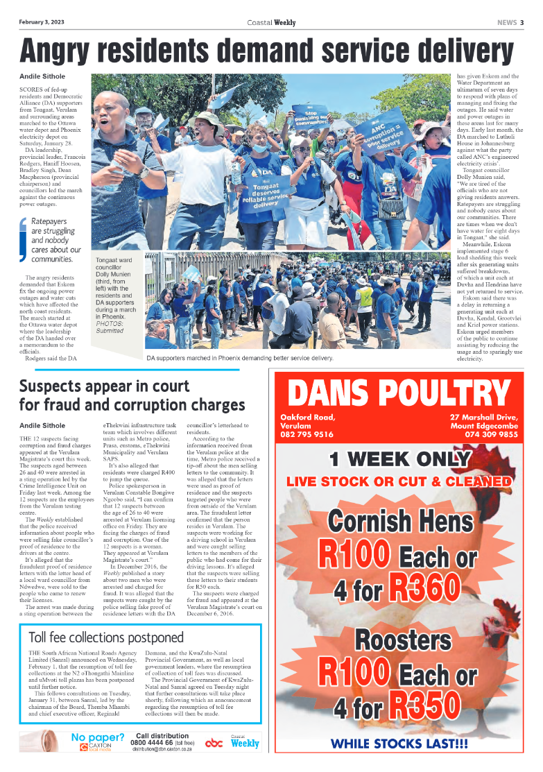 Coastal Weekly 3 February 2023 page 3