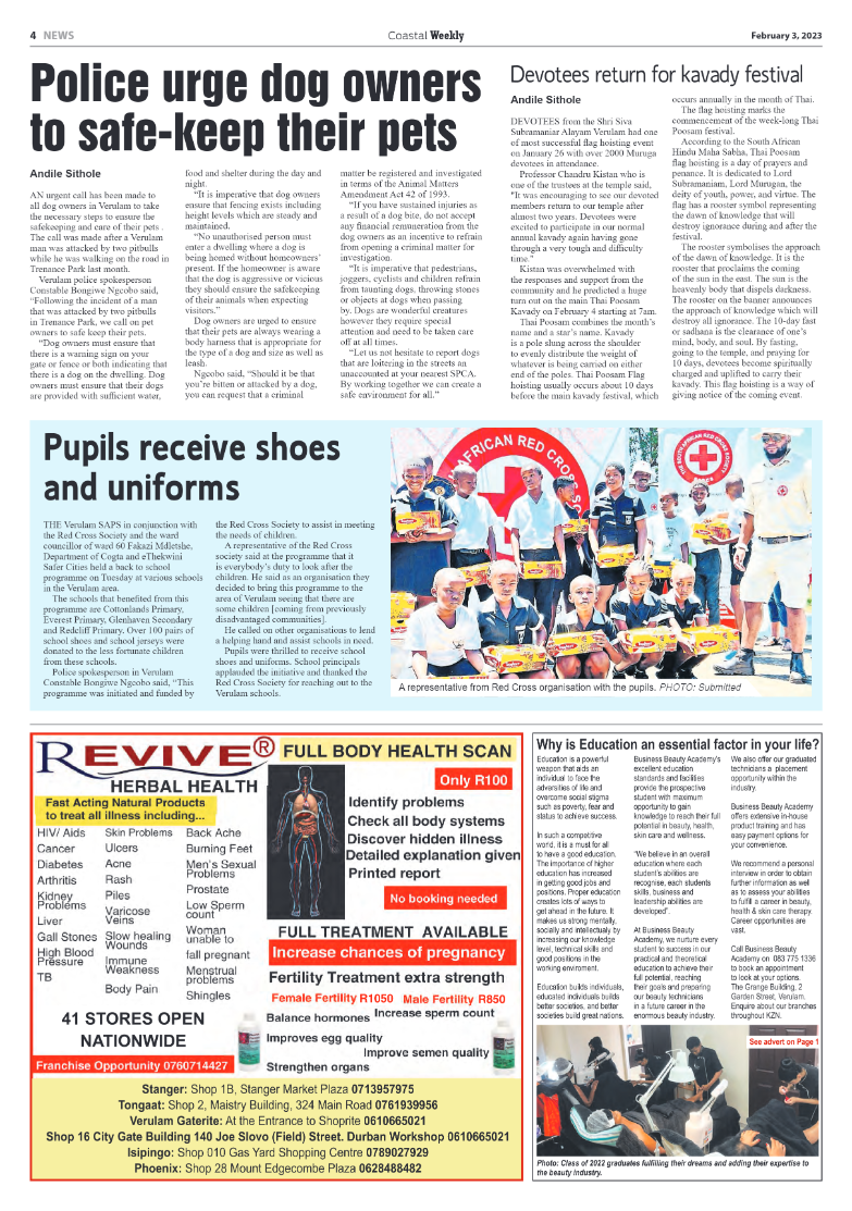 Coastal Weekly 3 February 2023 page 4