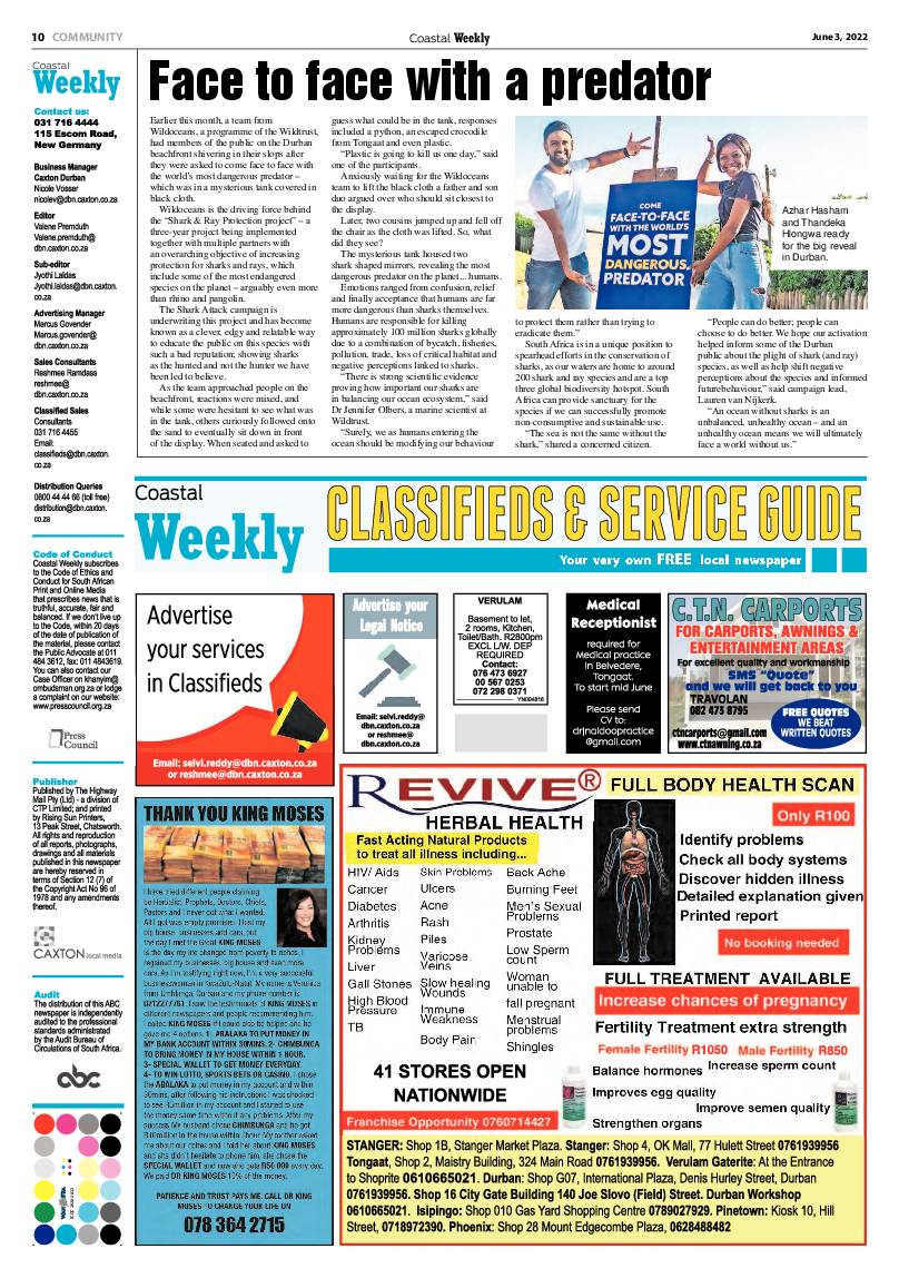 Coastal Weekly 3 June 2022 page 10