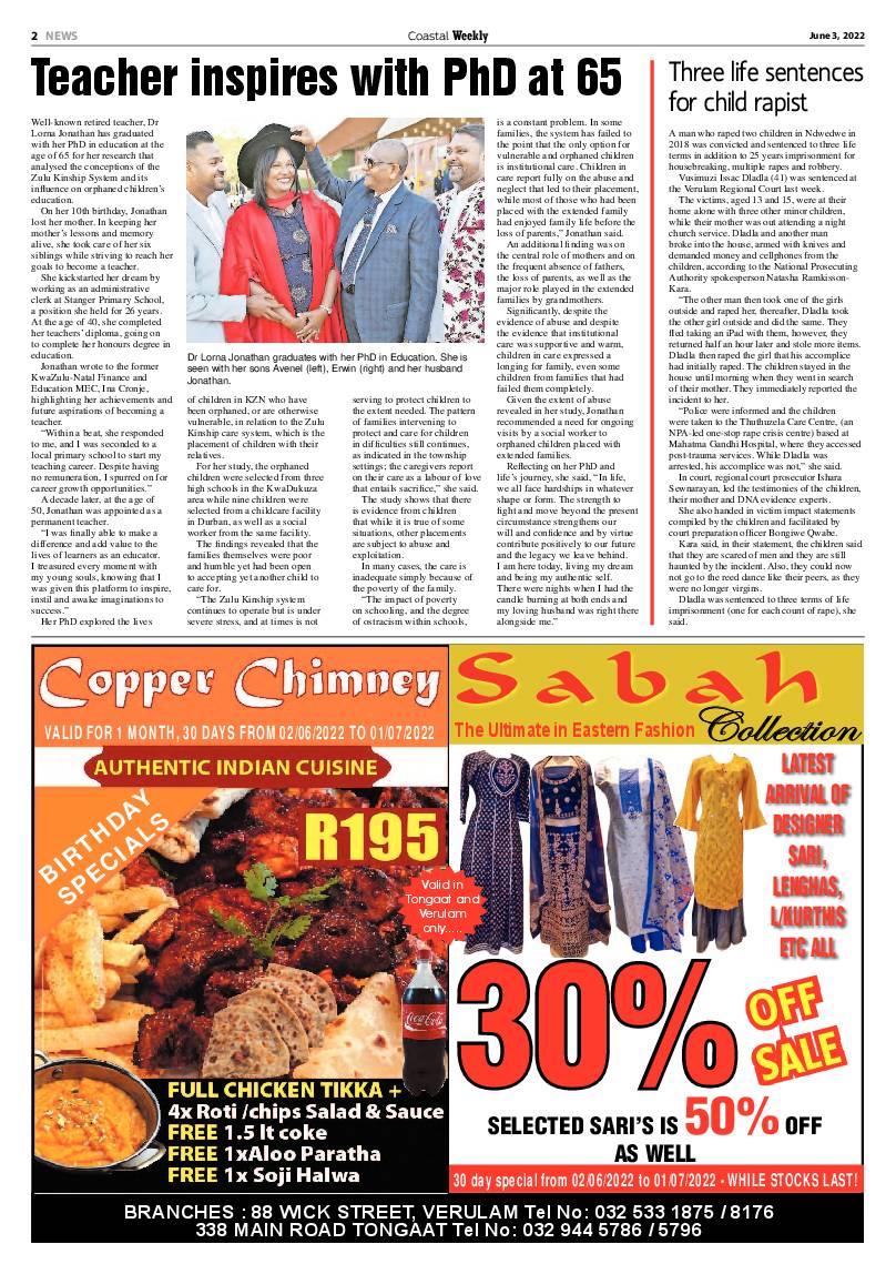 Coastal Weekly 3 June 2022 page 2