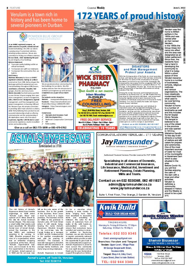 Coastal Weekly 3 June 2022 page 8