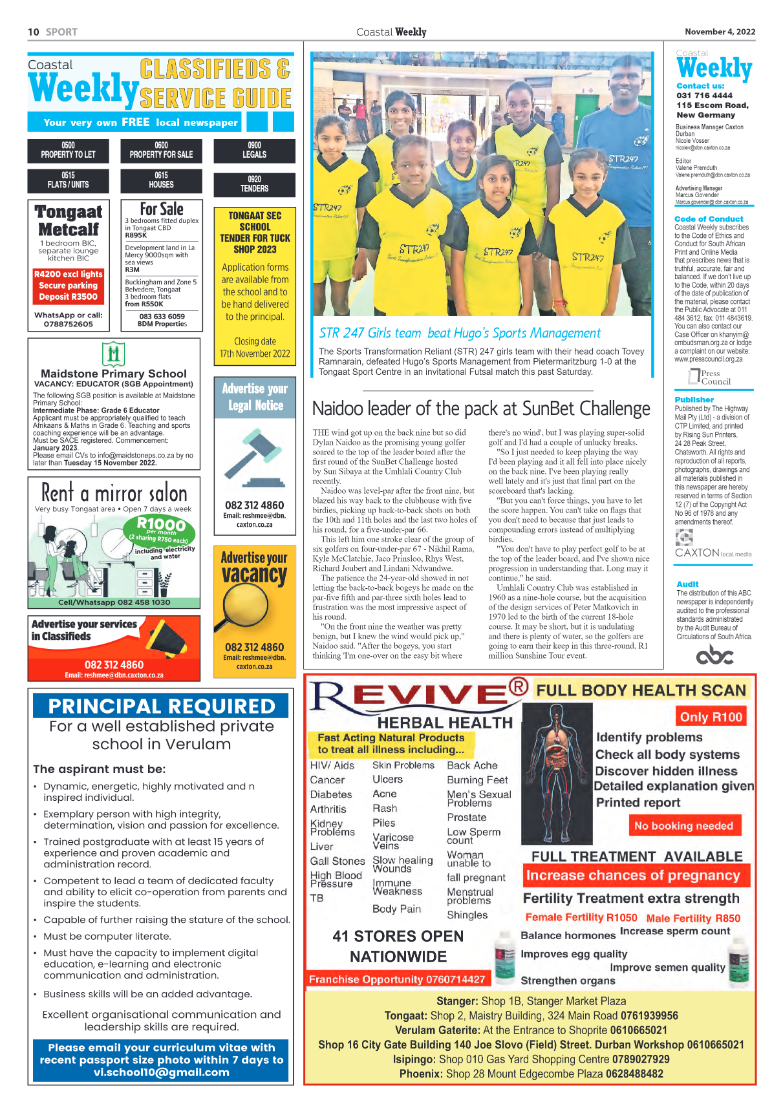 Coastal Weekly 4 November 2022 page 10