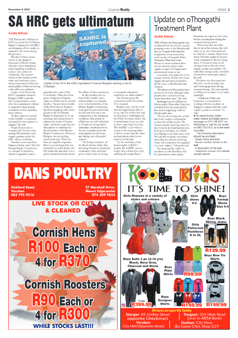 Coastal Weekly 4 November 2022 page 3