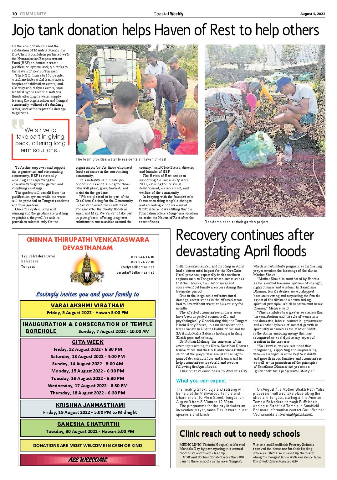 Coastal Weekly 5 August 2022 page 10