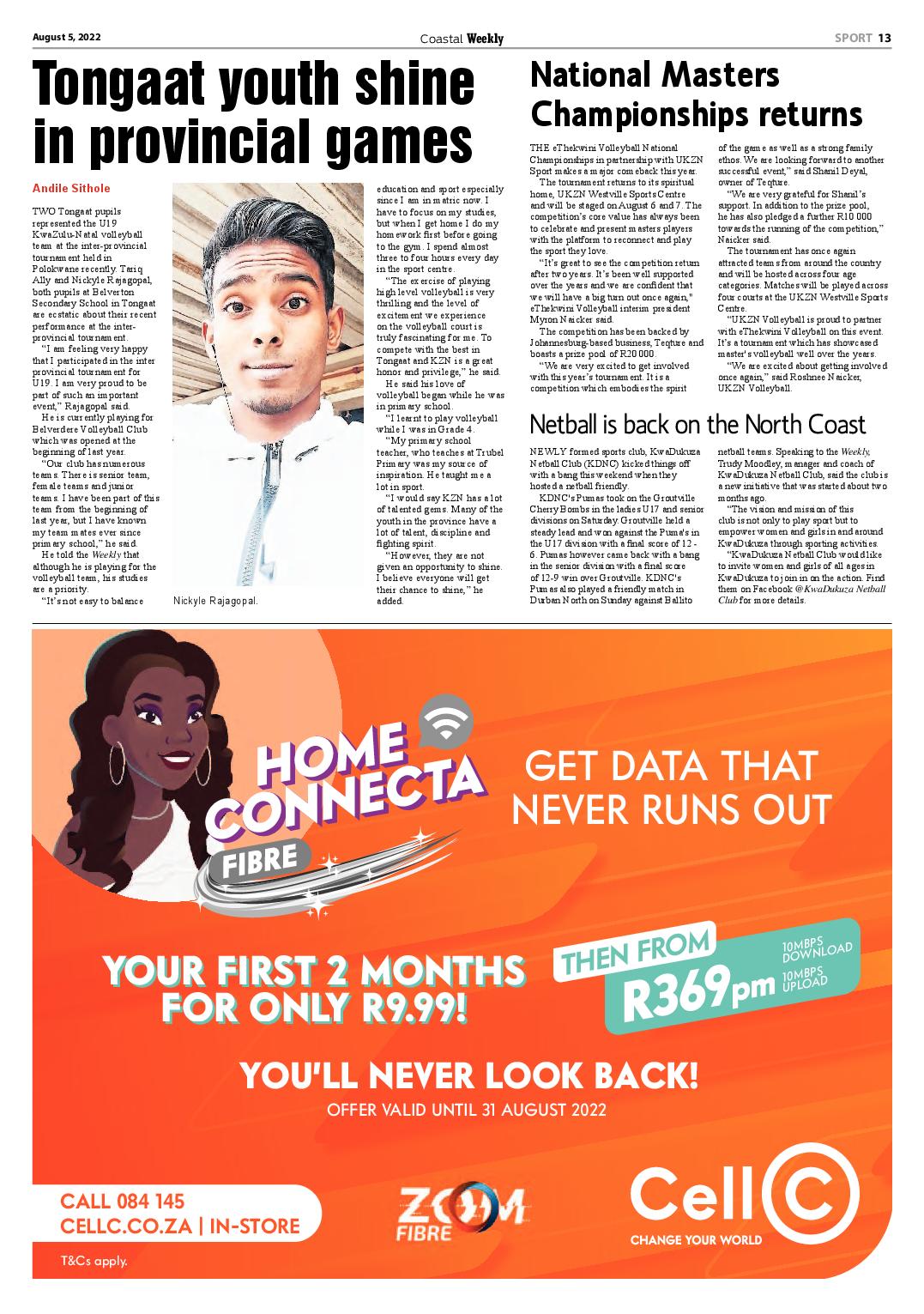 Coastal Weekly 5 August 2022 page 13