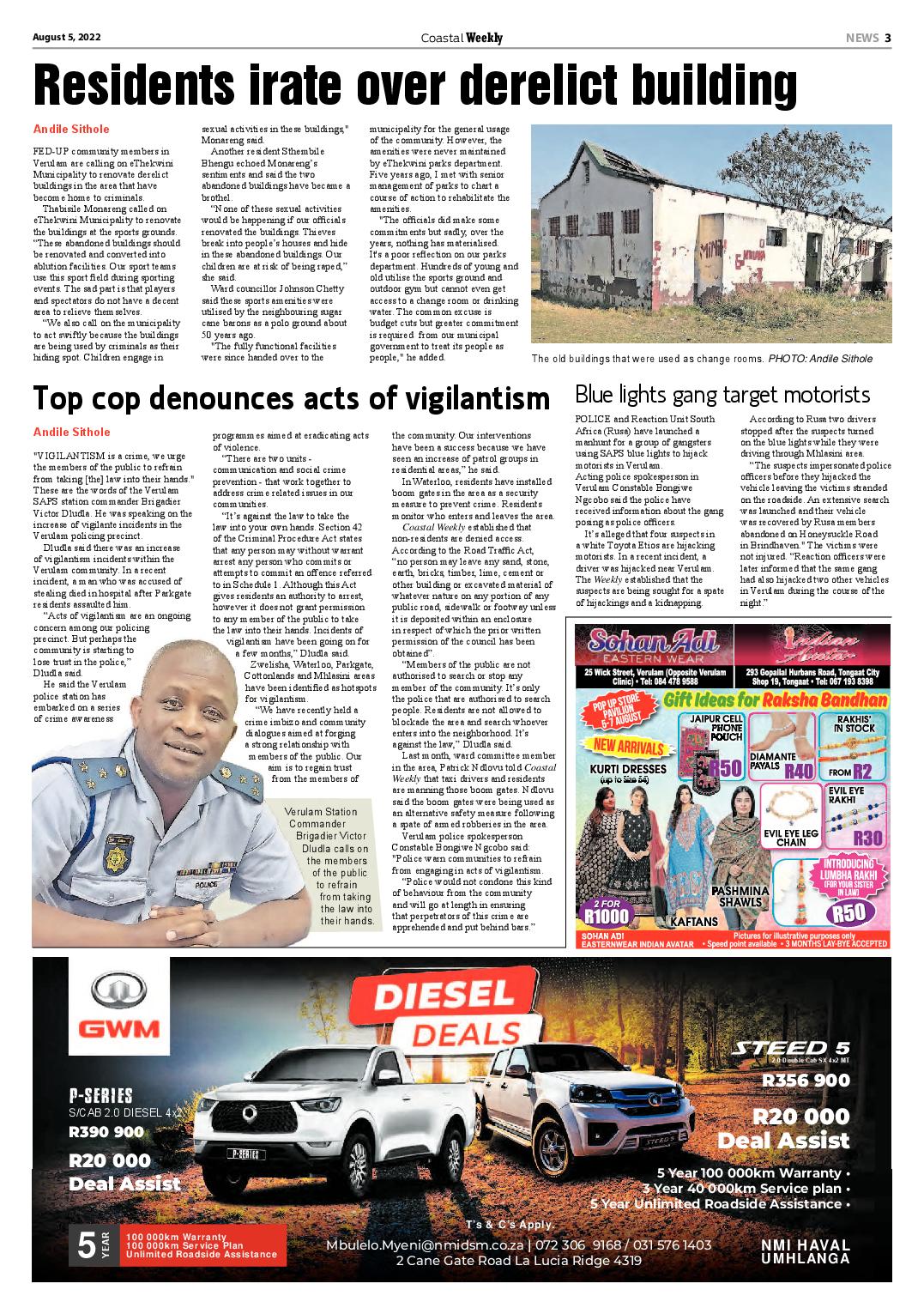 Coastal Weekly 5 August 2022 page 3
