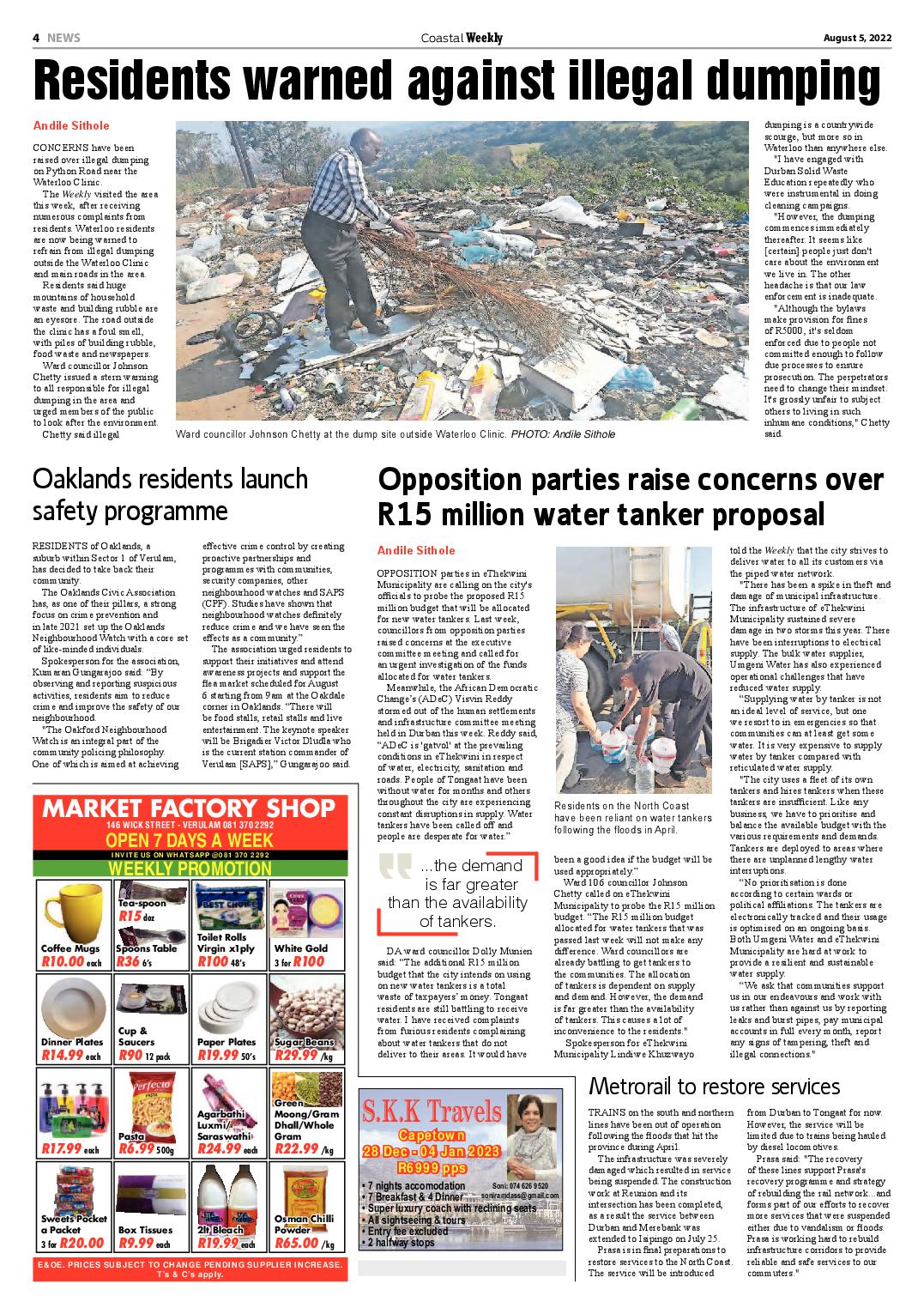 Coastal Weekly 5 August 2022 page 4