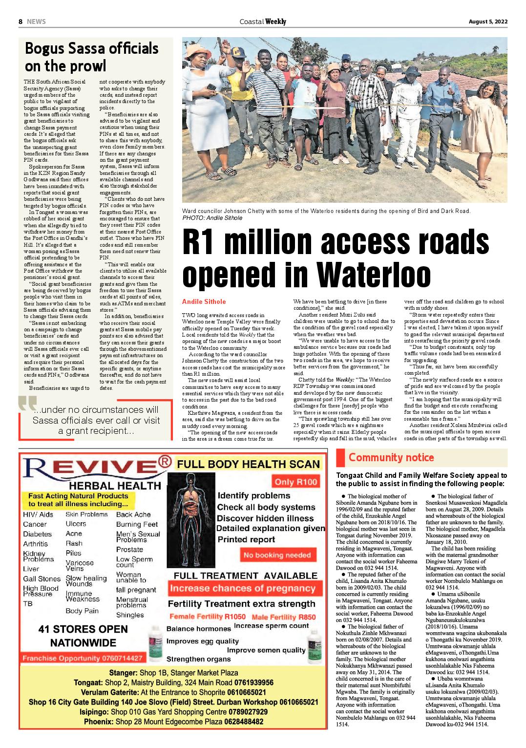 Coastal Weekly 5 August 2022 page 8