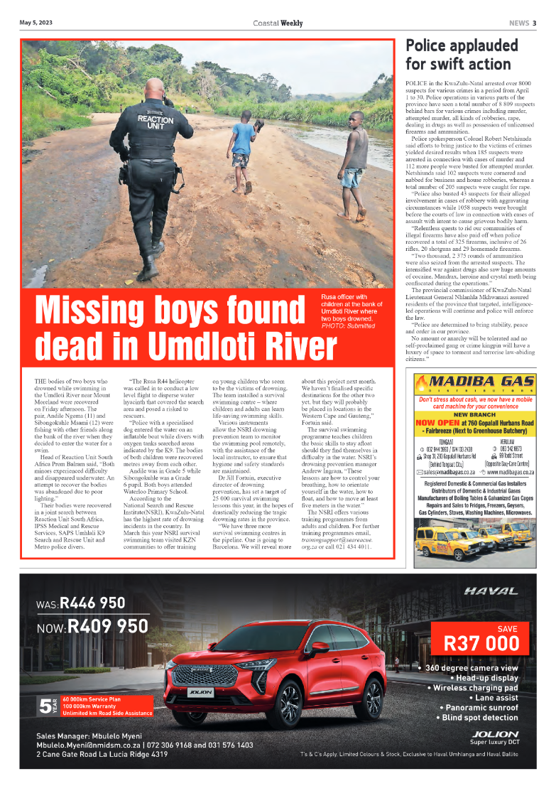 Coastal Weekly 5 May 2023 page 3