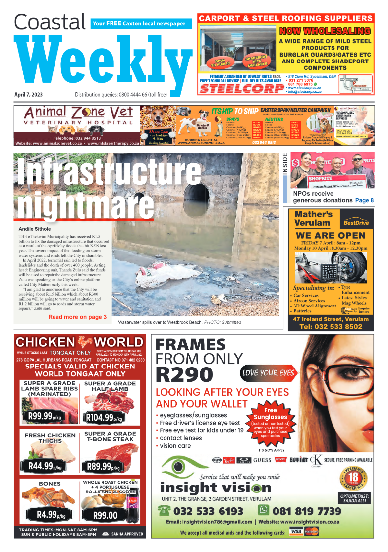 Coastal Weekly 7 April 2023 page 1