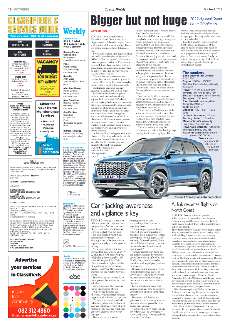 Coastal Weekly 7 October 2022 page 10