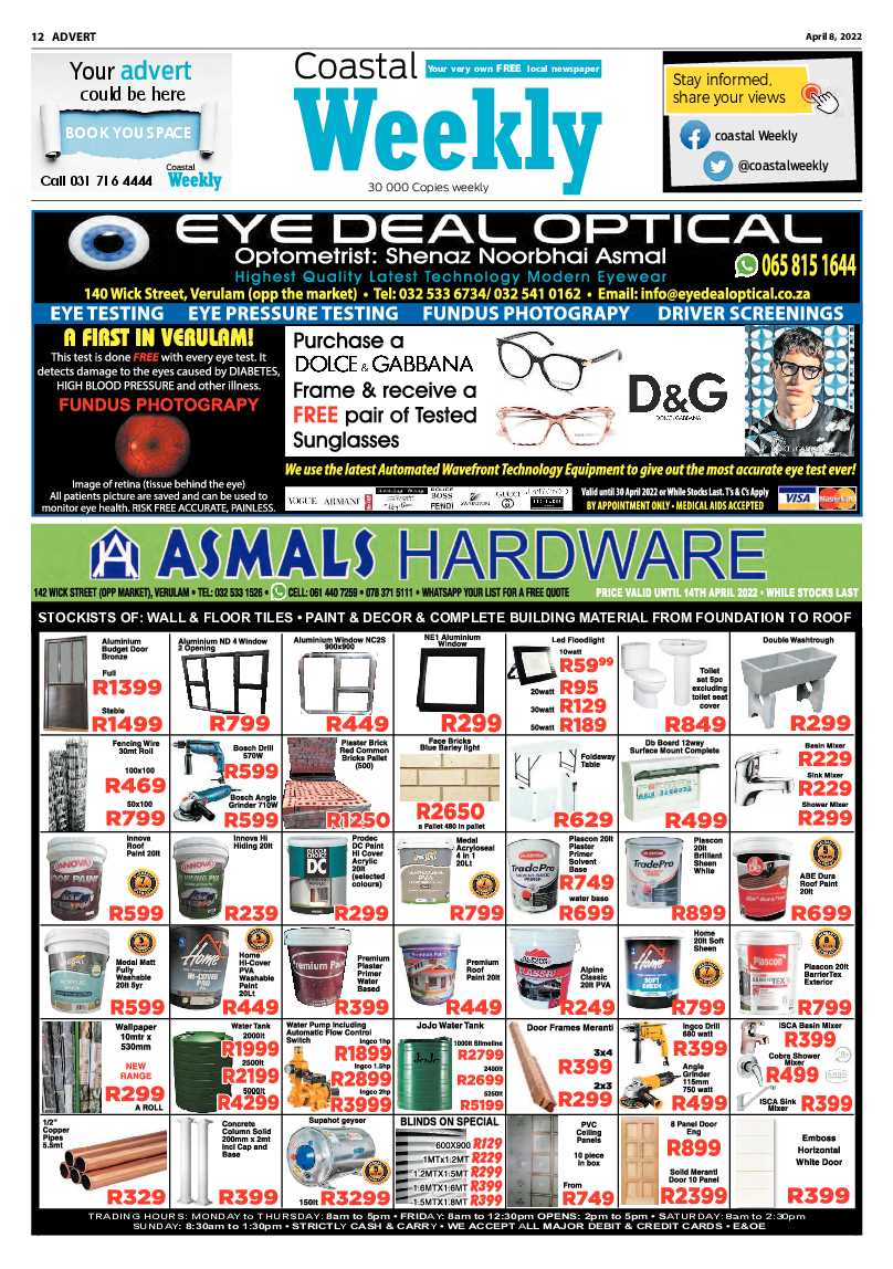 Coastal Weekly 8 April 2022 page 12
