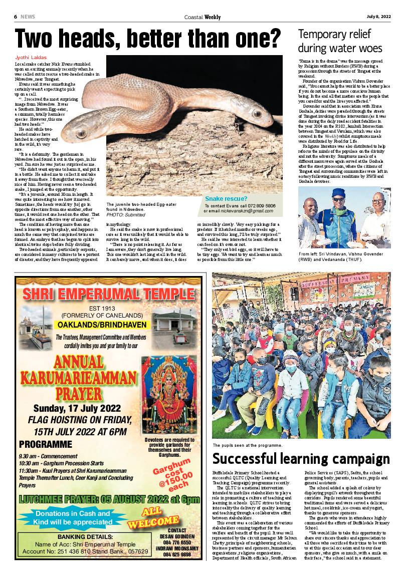 Coastal Weekly 8 July 2022 page 6