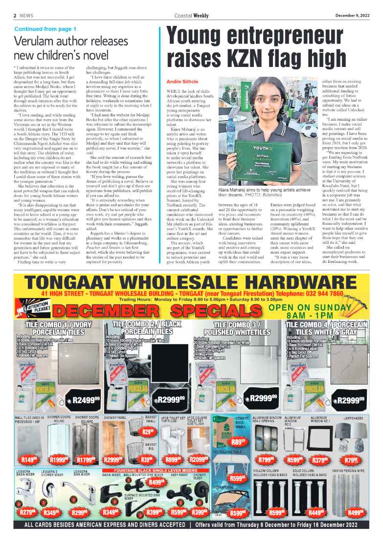 Coastal Weekly 9 December 2022 page 2