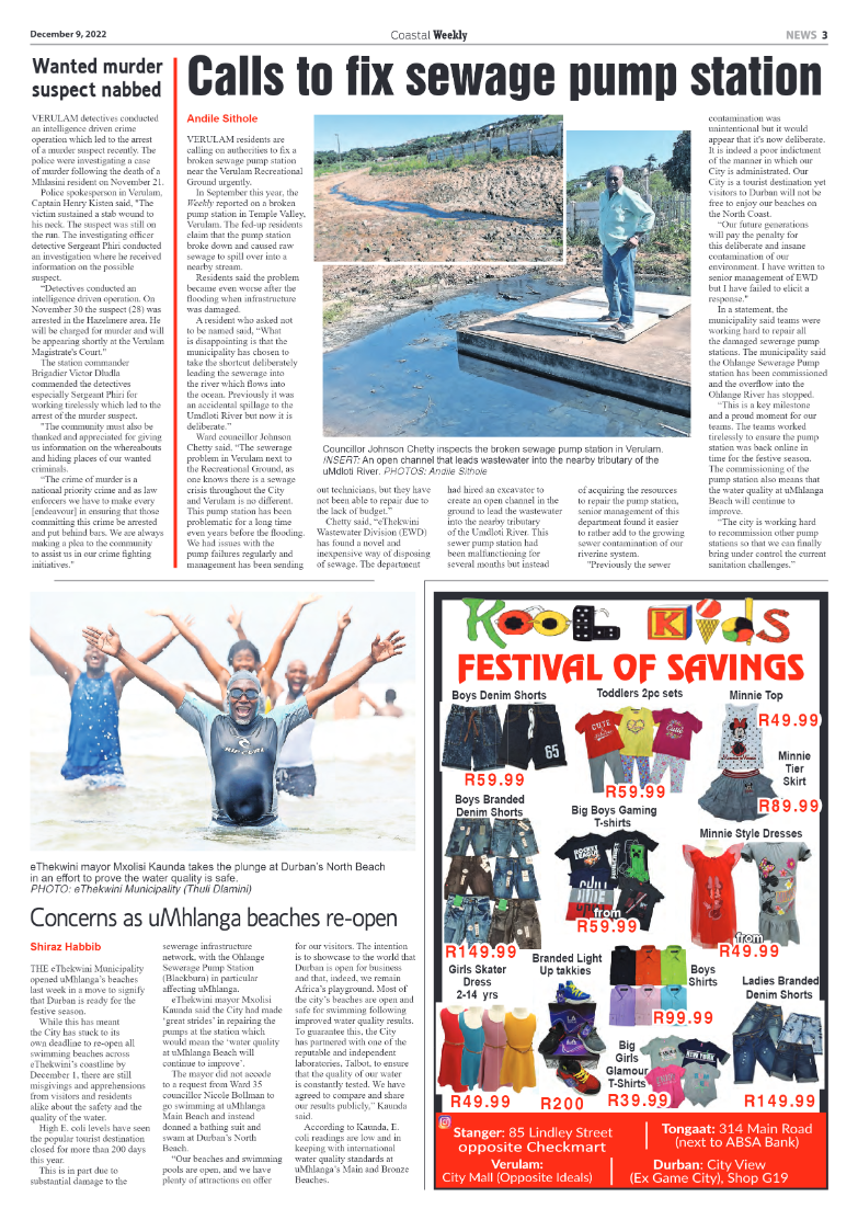 Coastal Weekly 9 December 2022 page 3